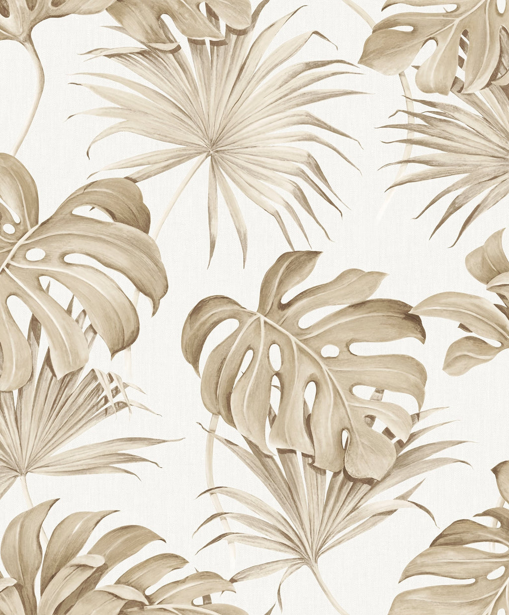 Vliestapete beige pflanzen