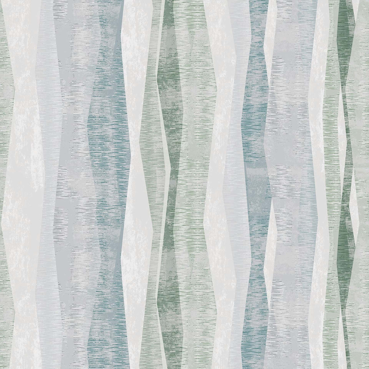 Papel pintado tejido no tejido gráfico gris y verde - Marburg - Imagen 4