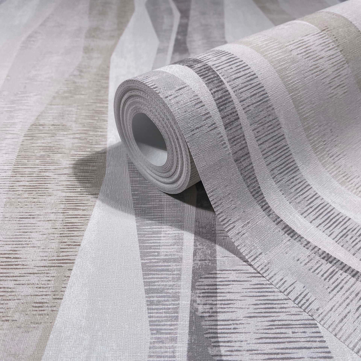 Papel pintado tejido no tejido gráfico gris - Marburg - Imagen 3