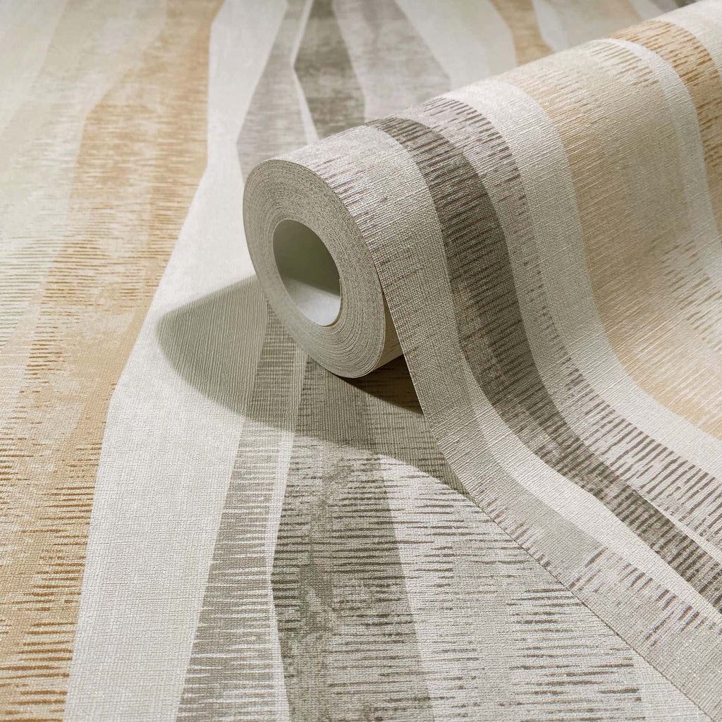 Vliestapete grau, beige grafik
