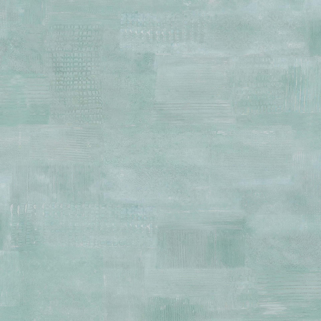 Vliestapete grün, blau einfarbig
