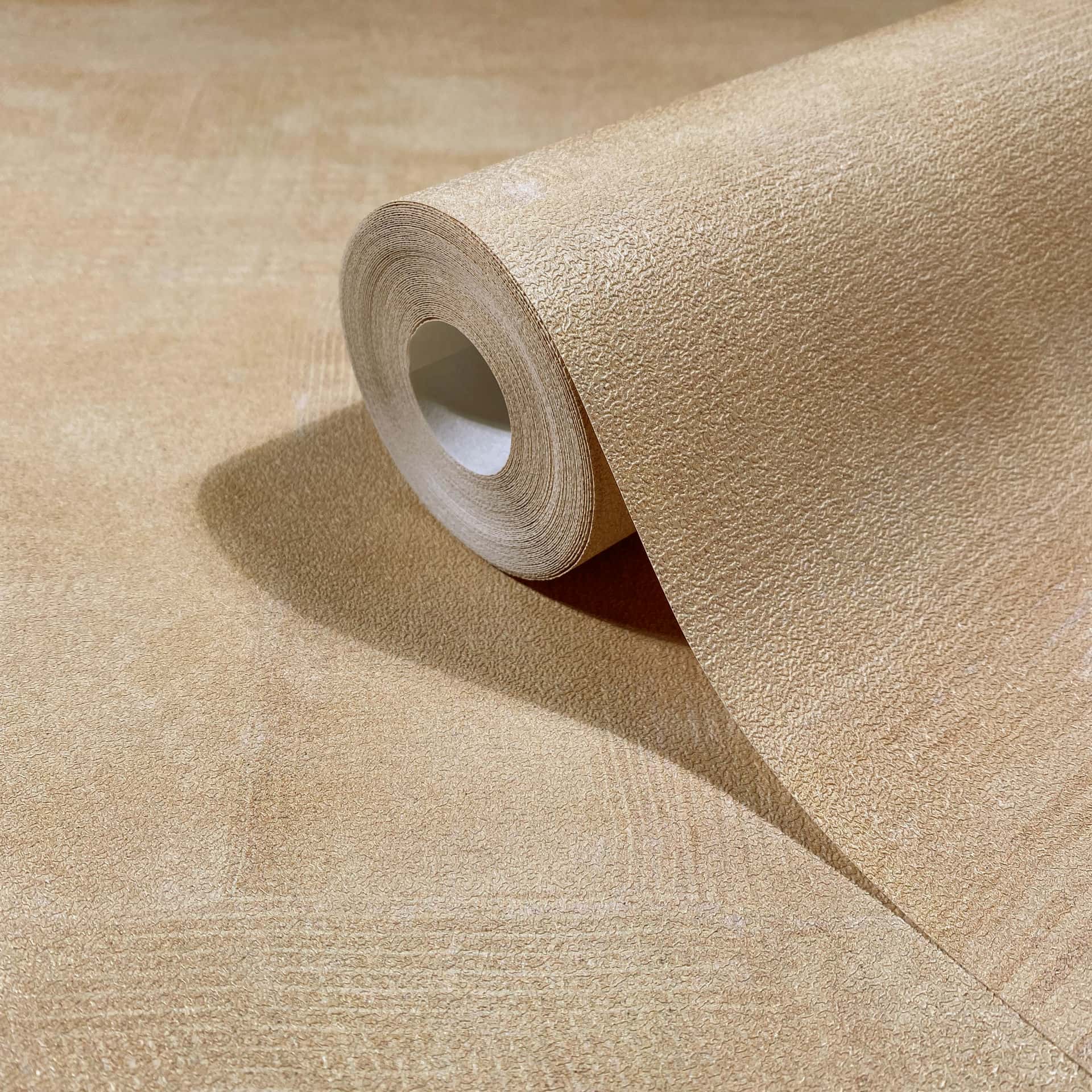 Vliestapete beige einfarbig