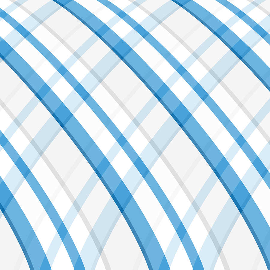 Fotomural Panel XXL 5 - Design wall mural with rounded stripes blue on premium smooth nonwoven