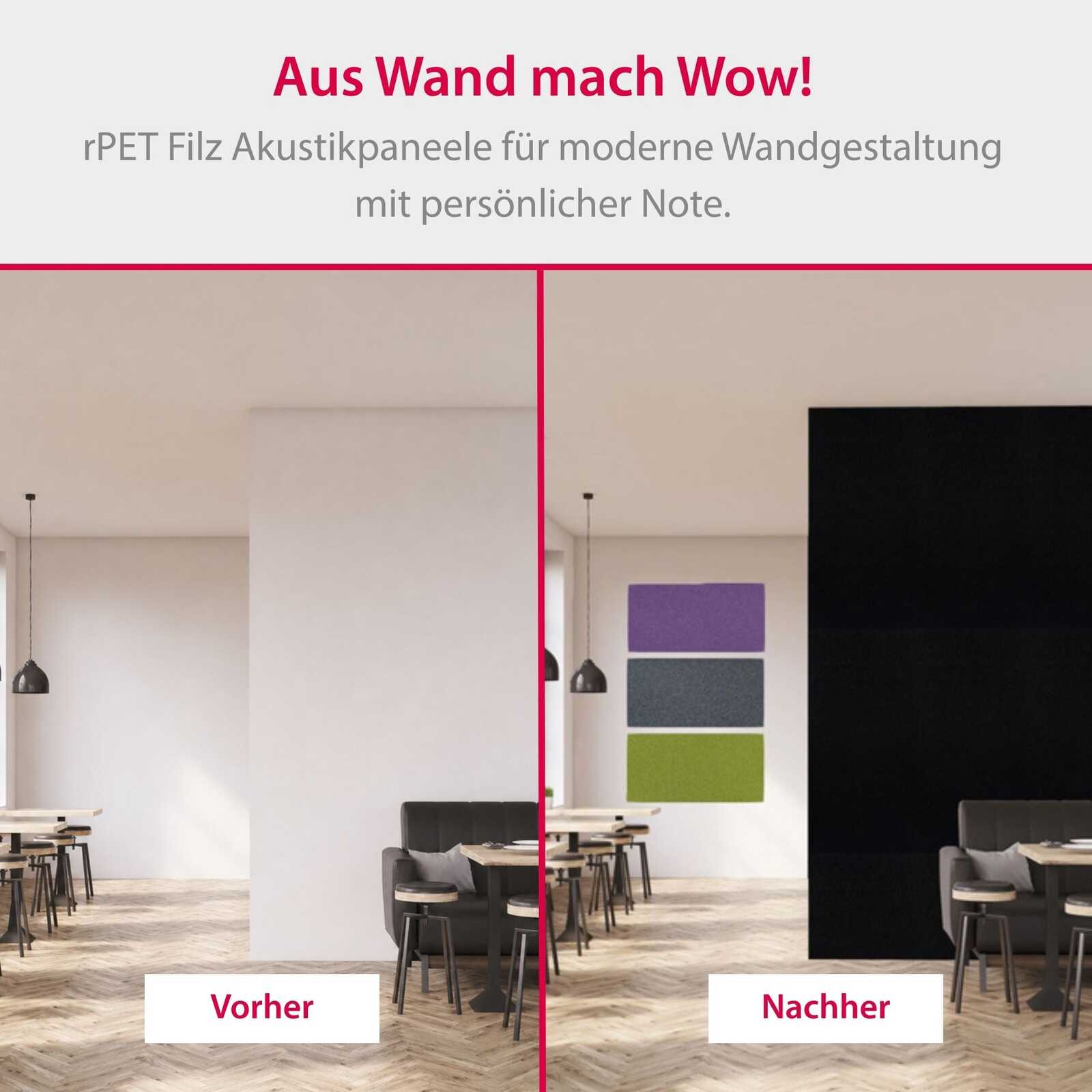 Panel Modular Wall - Midnight Black 104 x 52 x 0.6 cm (13675-0) - Imagen 5