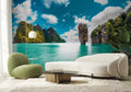 Fotomural Panel XXL 5 - Sea mural bay with islands on premium smooth fleece