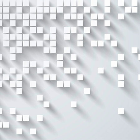 Fotomural 3D mural graphic design blocks with shadow effect - AP Digital 3