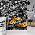 Fotomural Urban big city mural with cab motif - DD Motive 2