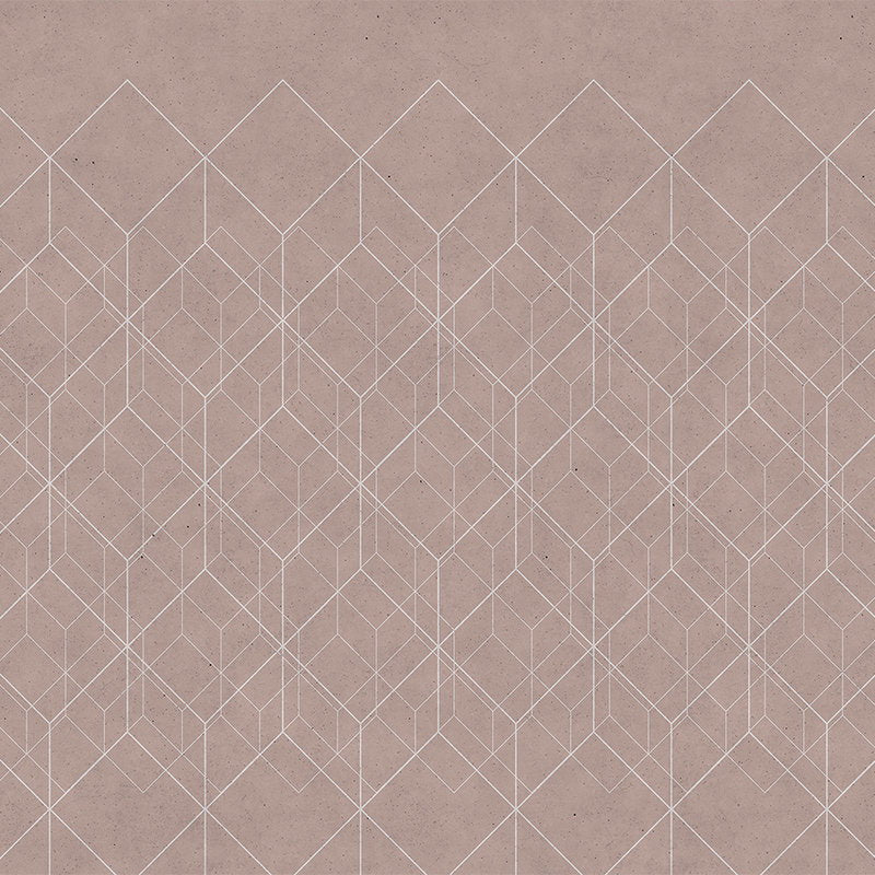 Fotomural Walls by Patel - Photo wallpaper geometric pattern - beige, white