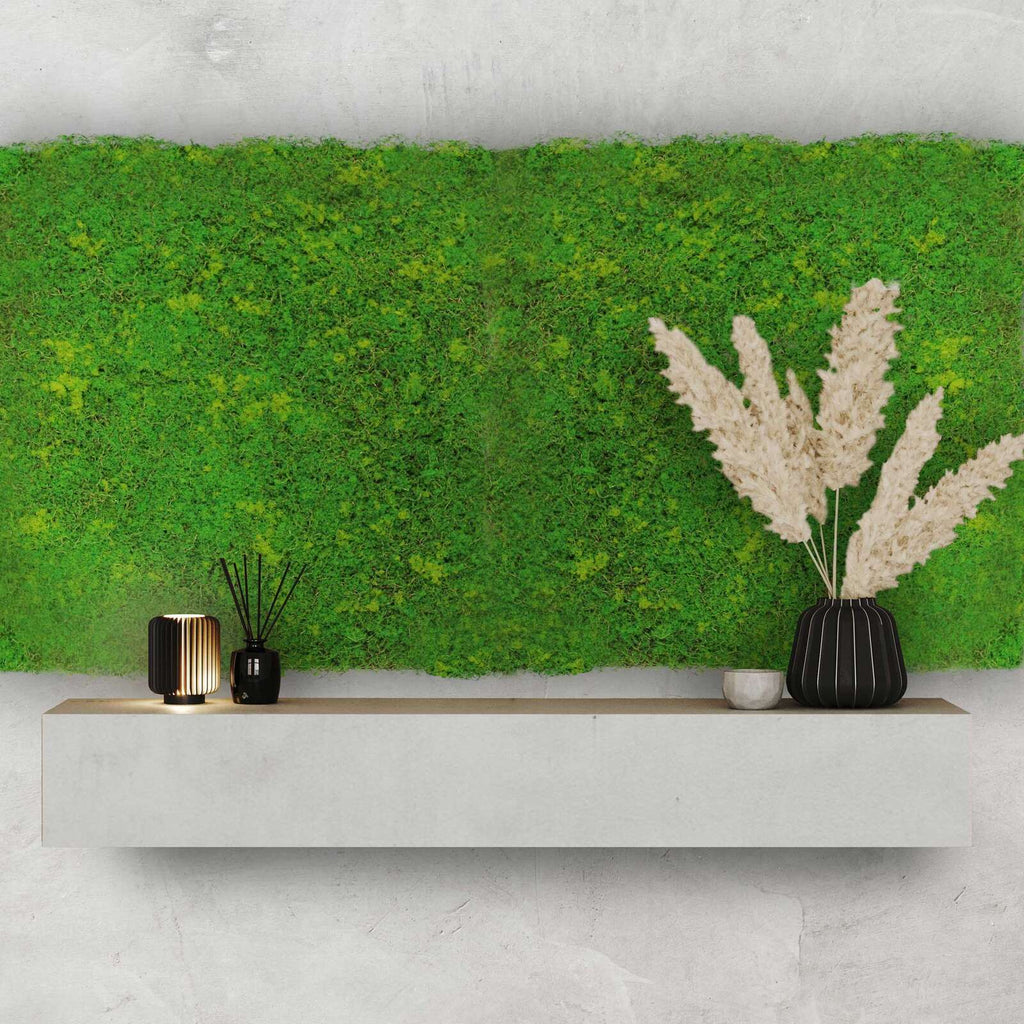 Panel de Musgo de Diseno Light Green Fibre - Modular Wall - Foto 1