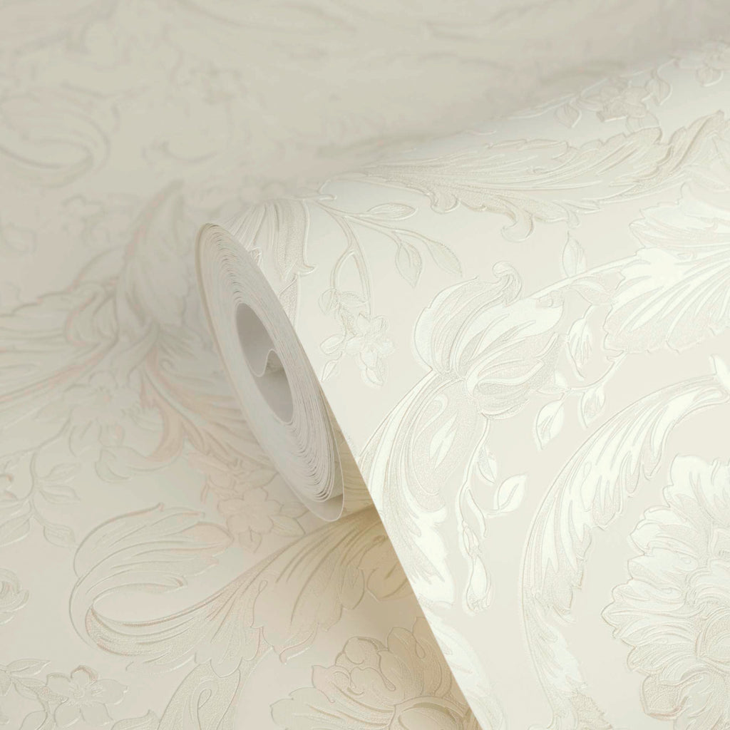Versace 6-Vliestapete Vinyltapete Creme Floral