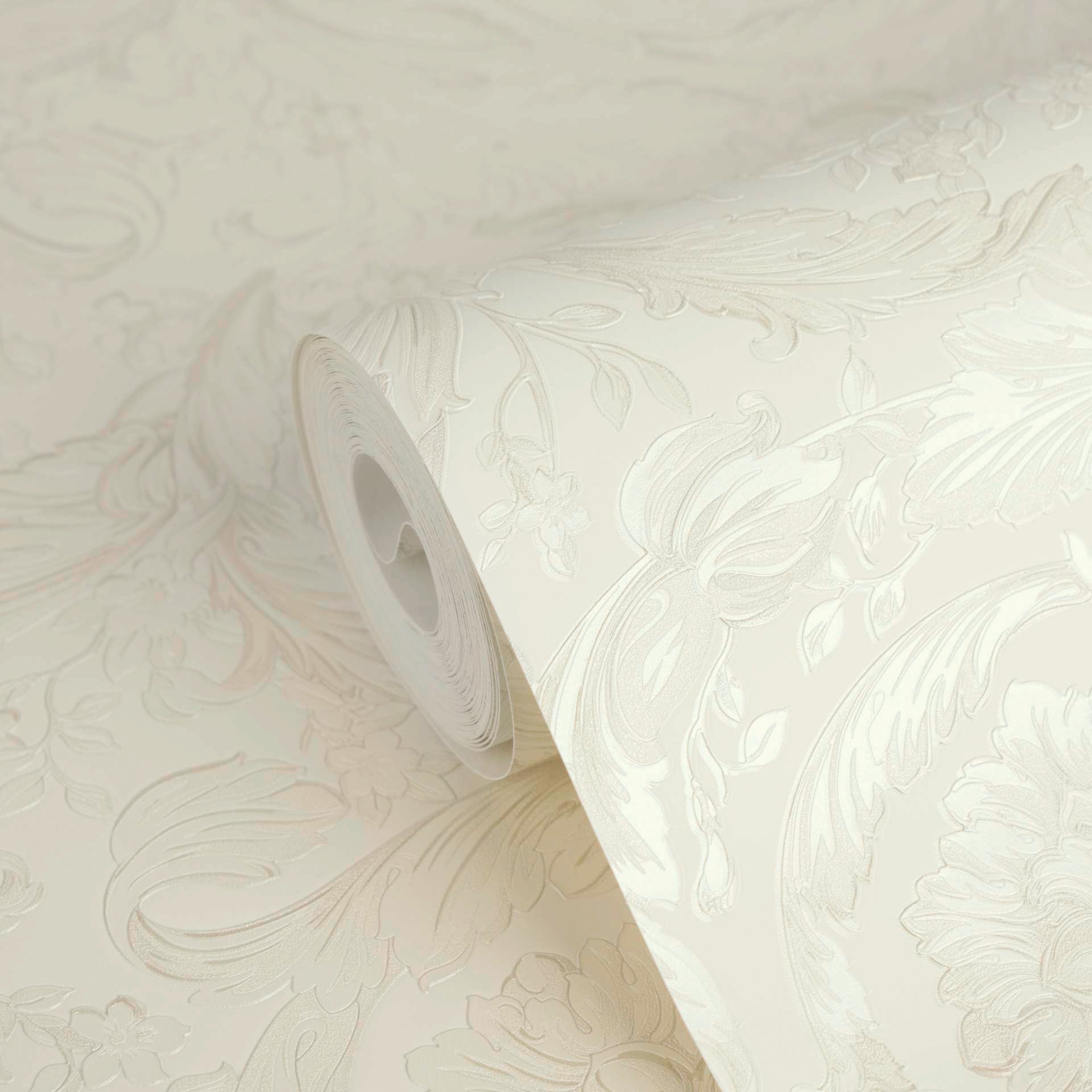 Versace 6-Vliestapete Vinyltapete Creme Floral