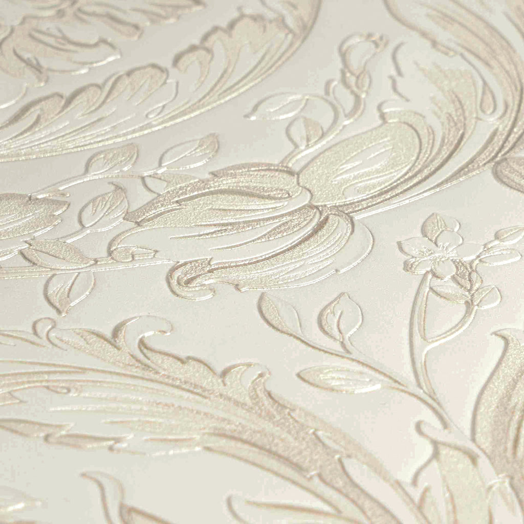 Versace 6-Vliestapete Vinyltapete Creme Floral