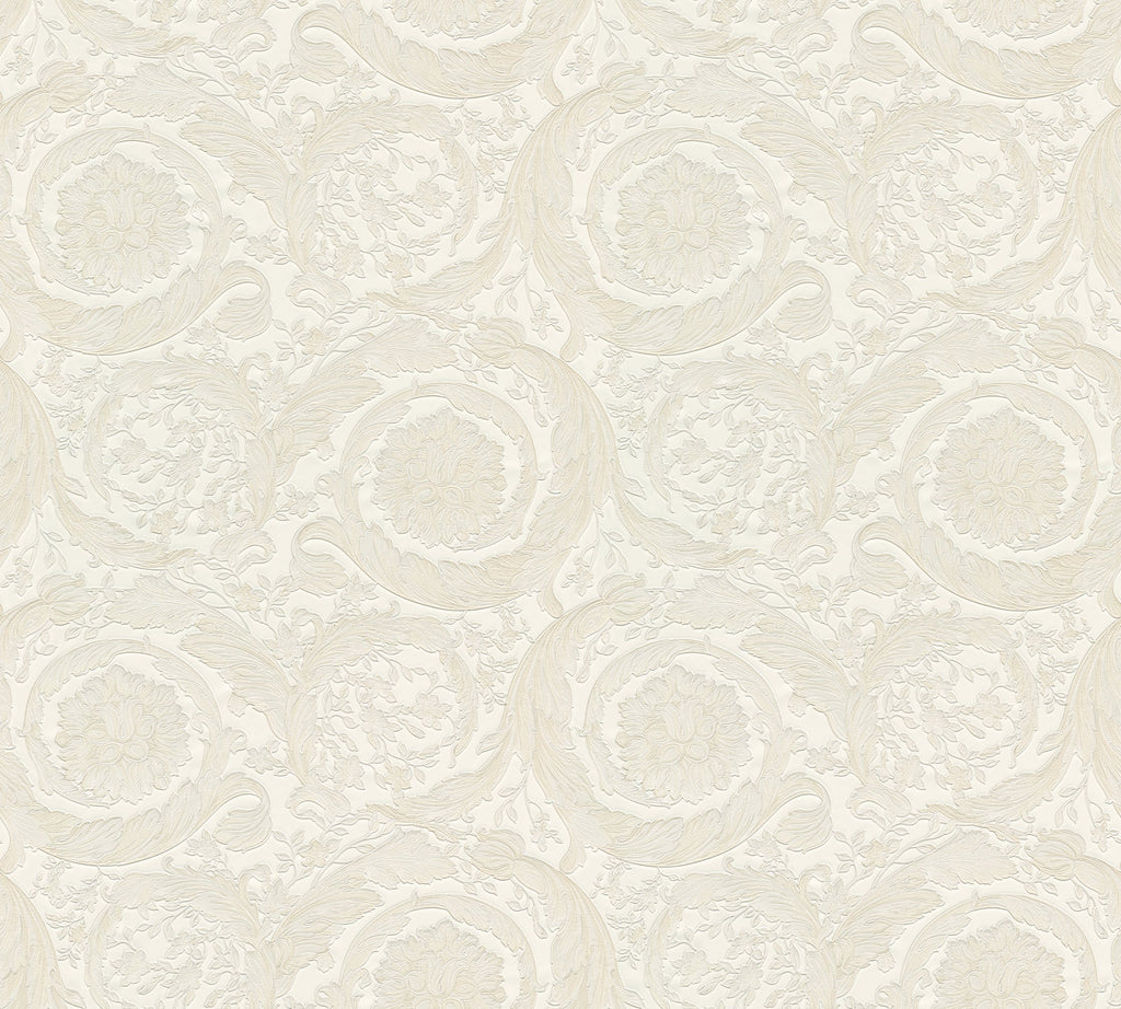 Versace 6-Vliestapete Vinyltapete Creme Floral