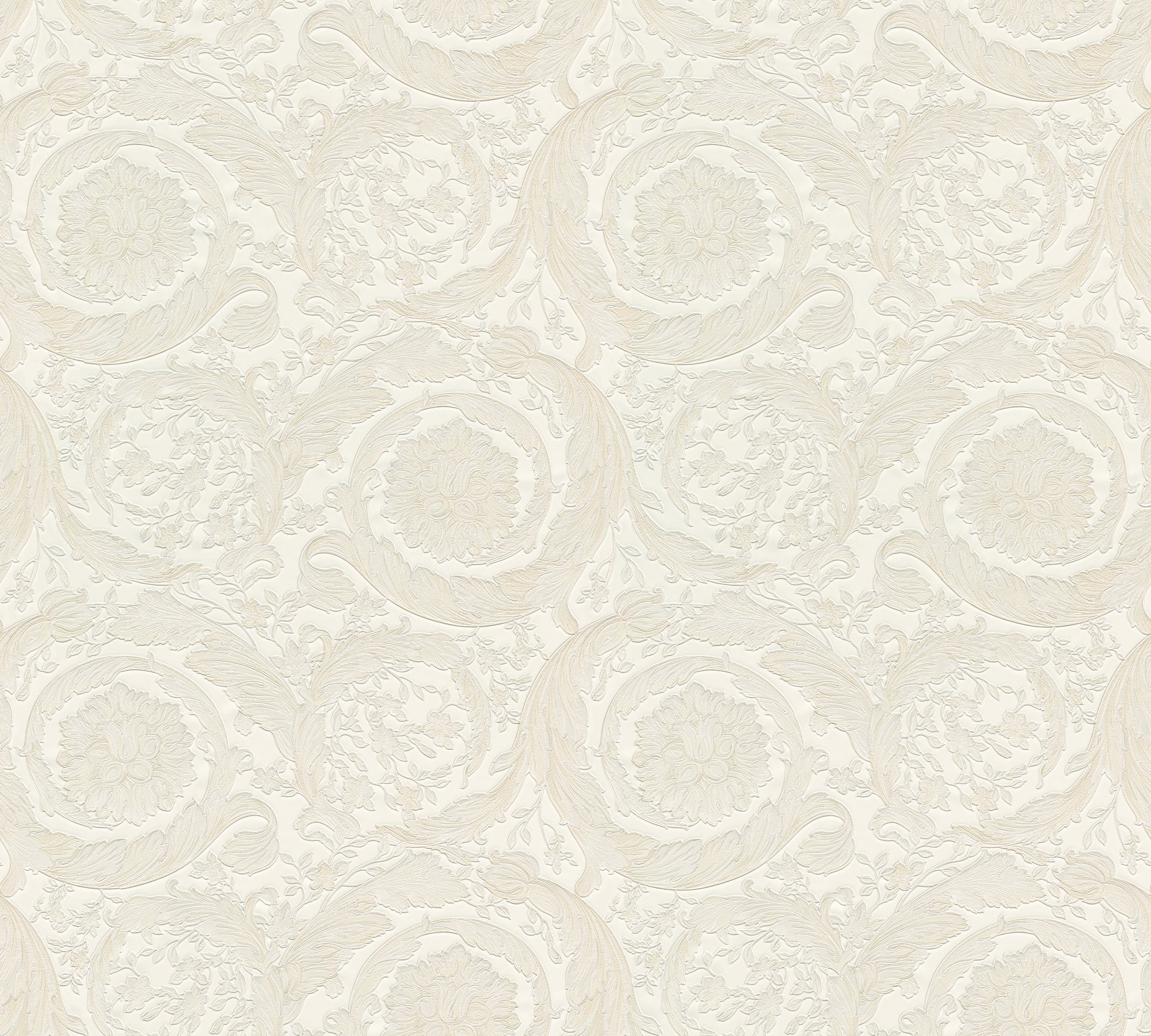 Versace 6-Vliestapete Vinyltapete Creme Floral