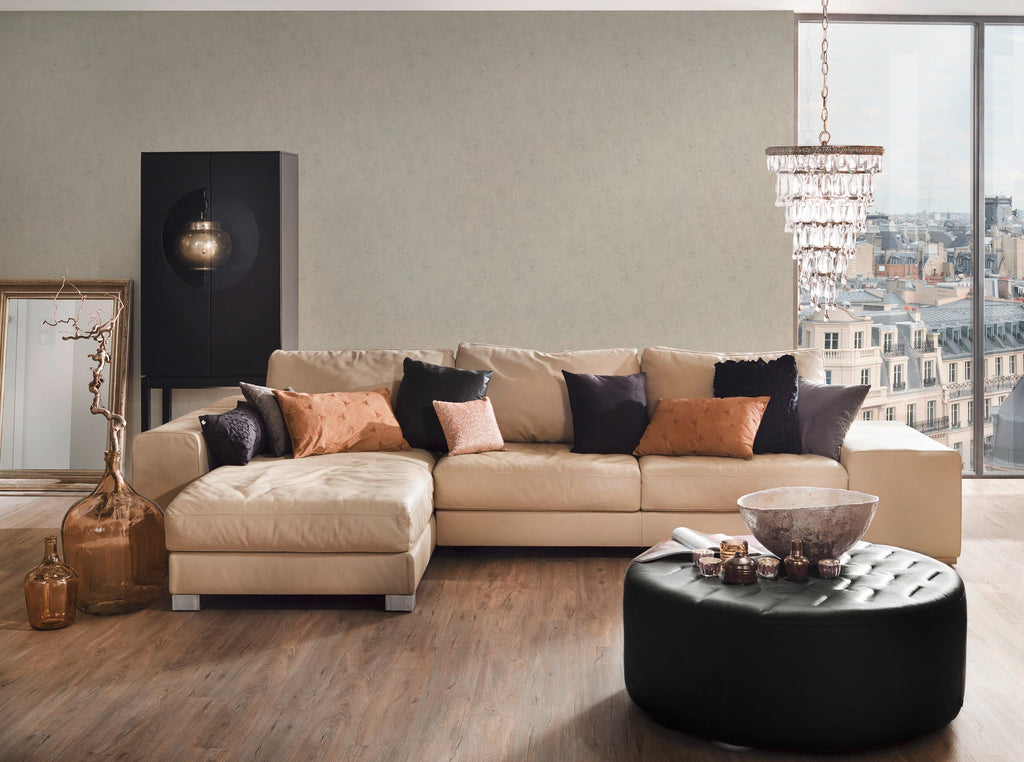 Hochwertige Vliestapete Beige Betonoptik