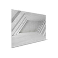 Lienzo con sala de óptica 3D de hormigón