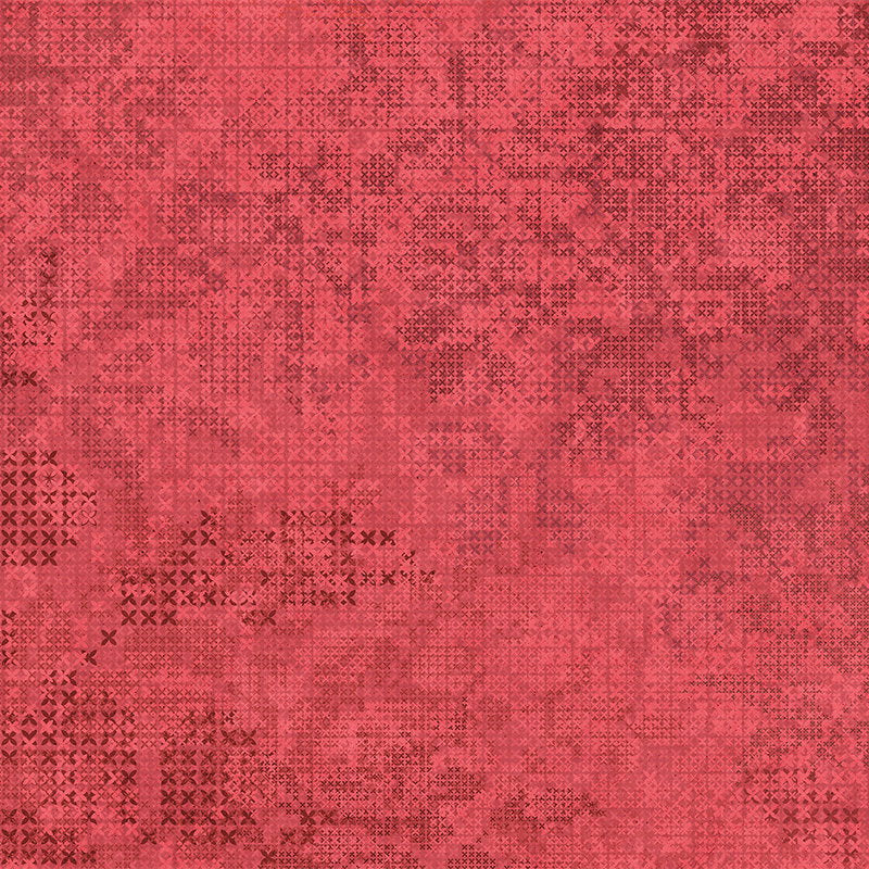 Fotomural Walls by Patel - Pixel mural cross stitch pattern - Red, Black