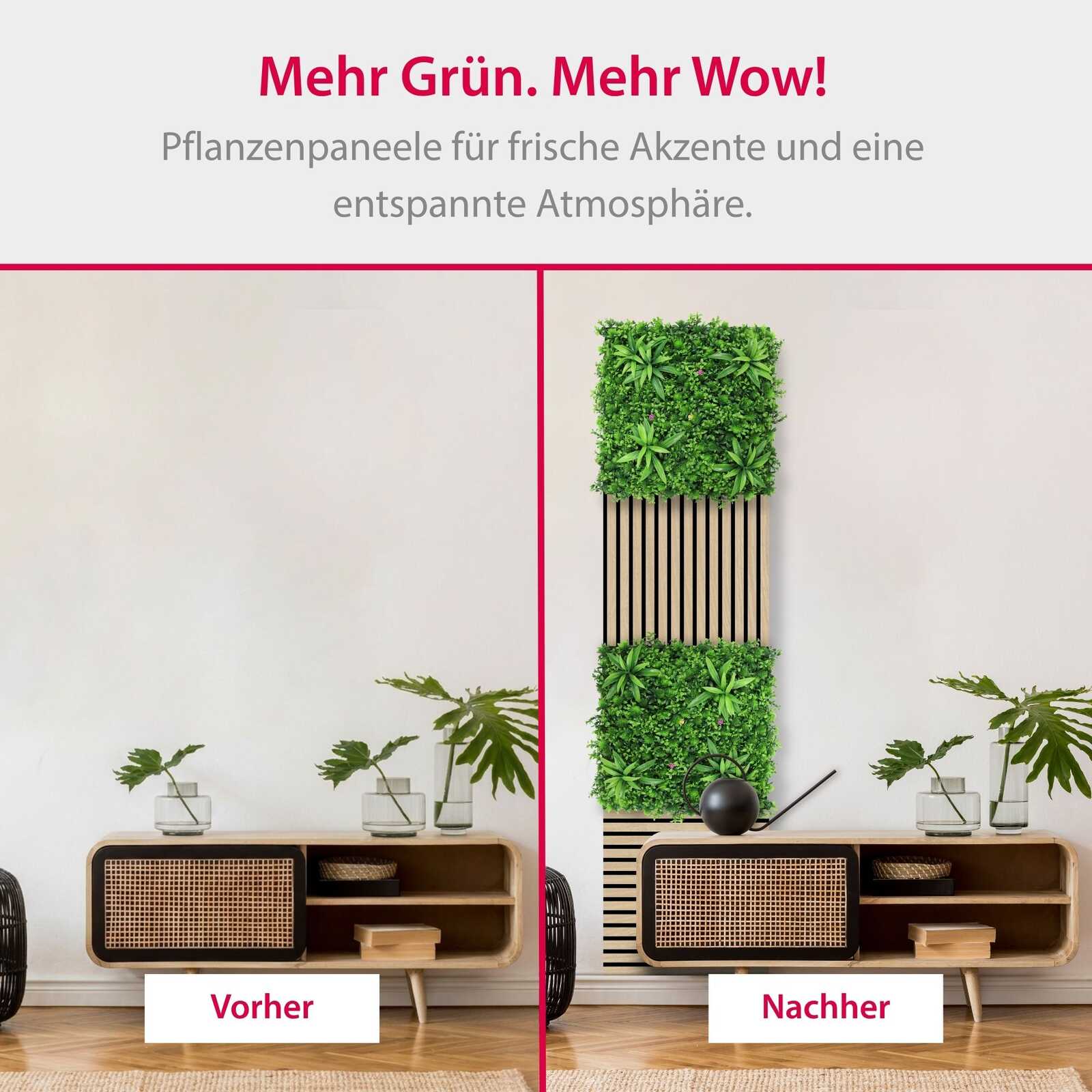Panel Modular Wall - Tropical Mixed Flora 52 x 52 x 4 cm (13669-3) - Imagen 6