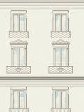 Papel pintado no tejido VERSACE en Diseño de fachada con elementos arquitectónicos mate, ligeramente texturado - blanco, gris, negro