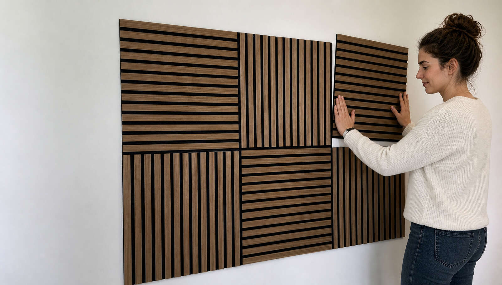 Panel Modular Wall - Davert Oak 52 x 52 x 1 cm (13670-5) - Imagen 1