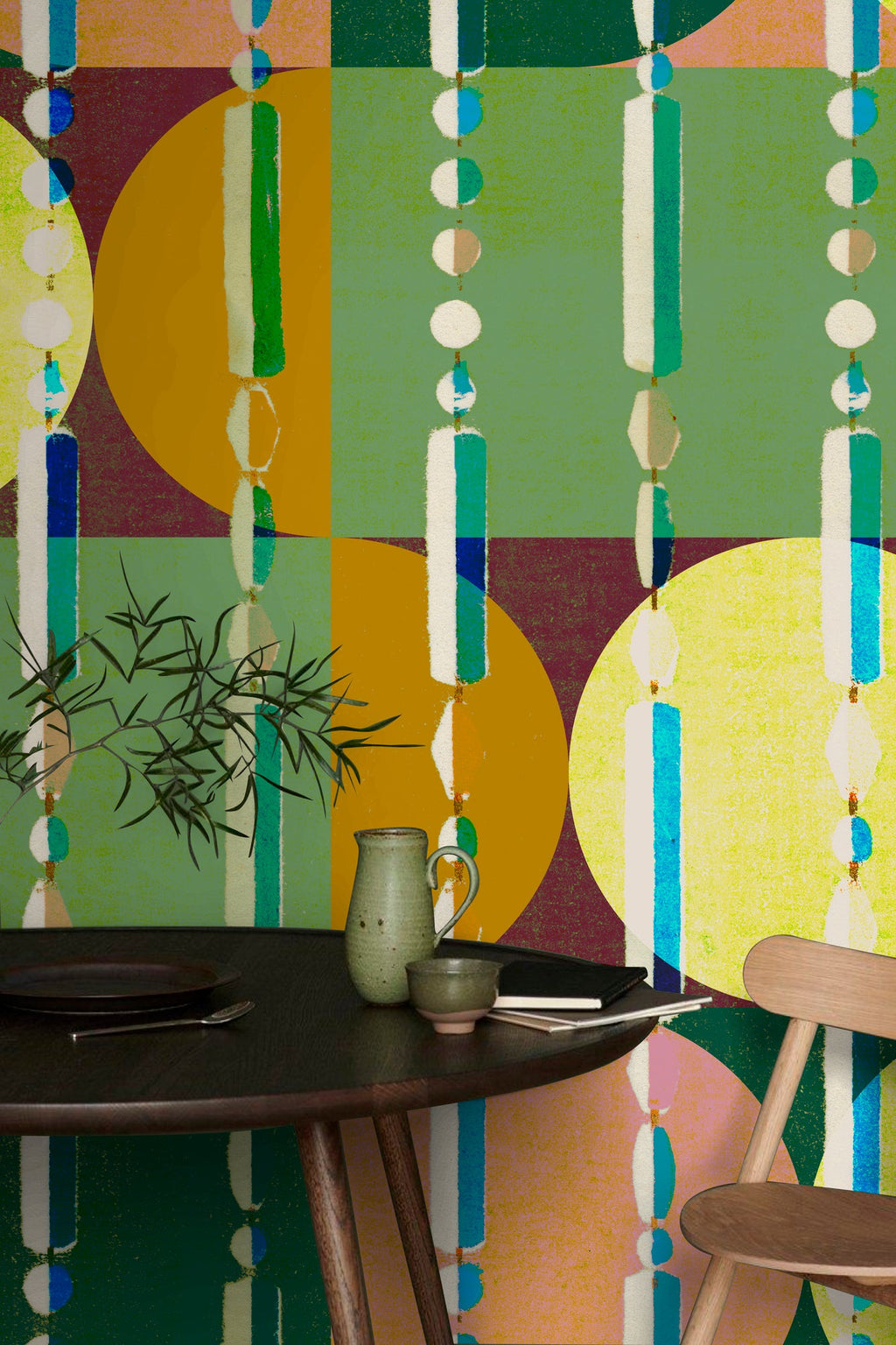 Fototapete im Digitaldruck Fototapete Gelb Abstrakt