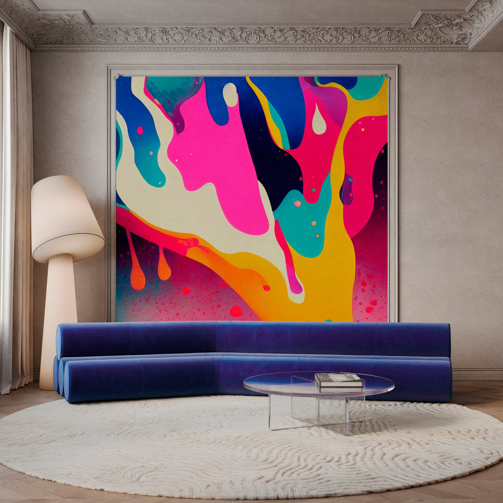 Fototapete im Digitaldruck Fototapete Rosa 3-d