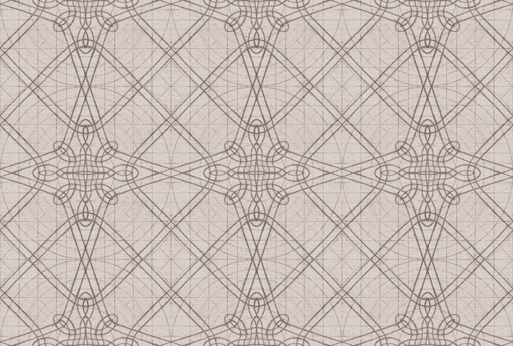 Fototapete im Digitaldruck Fototapete Beige Geometrisch