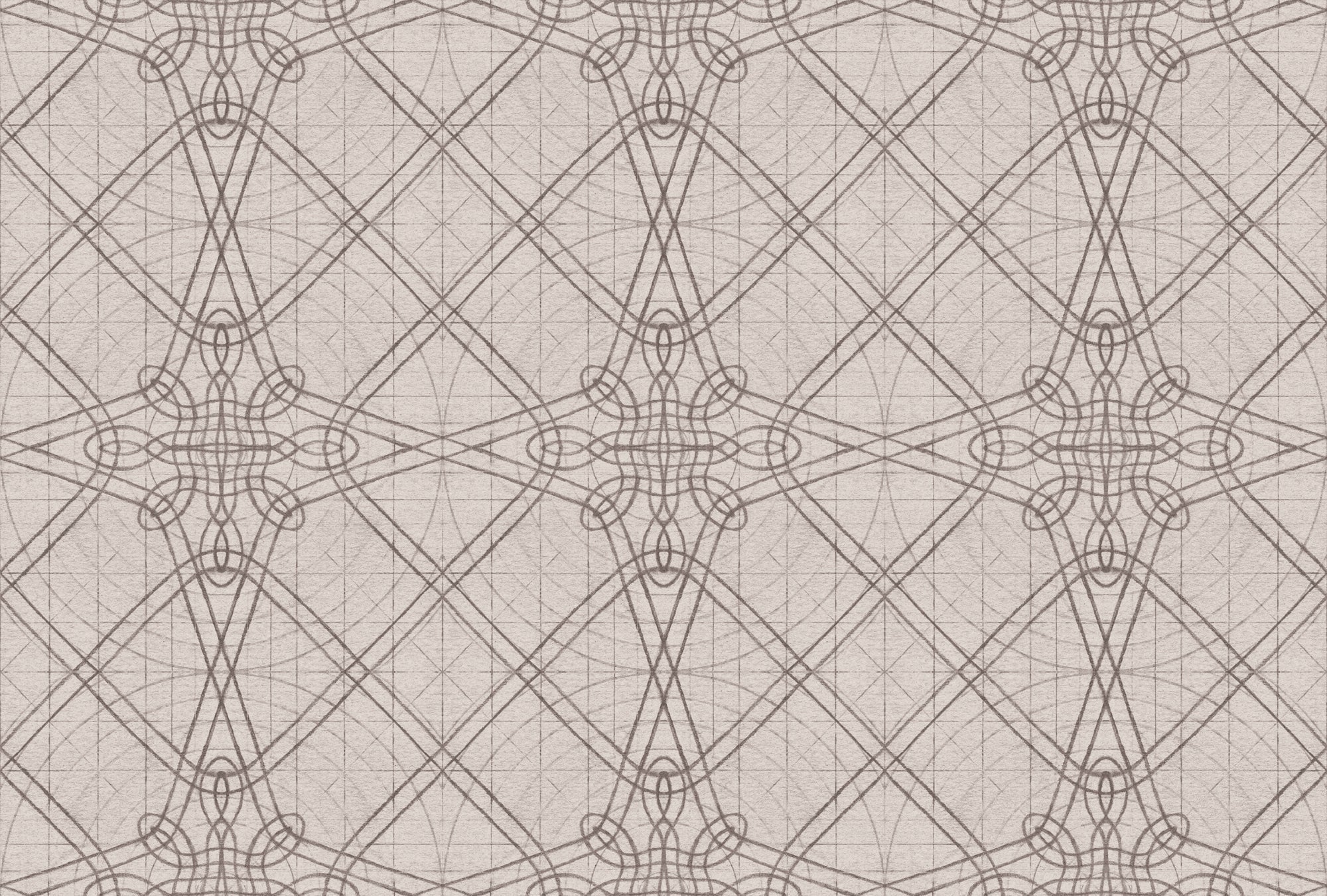 Fototapete im Digitaldruck Fototapete Beige Geometrisch