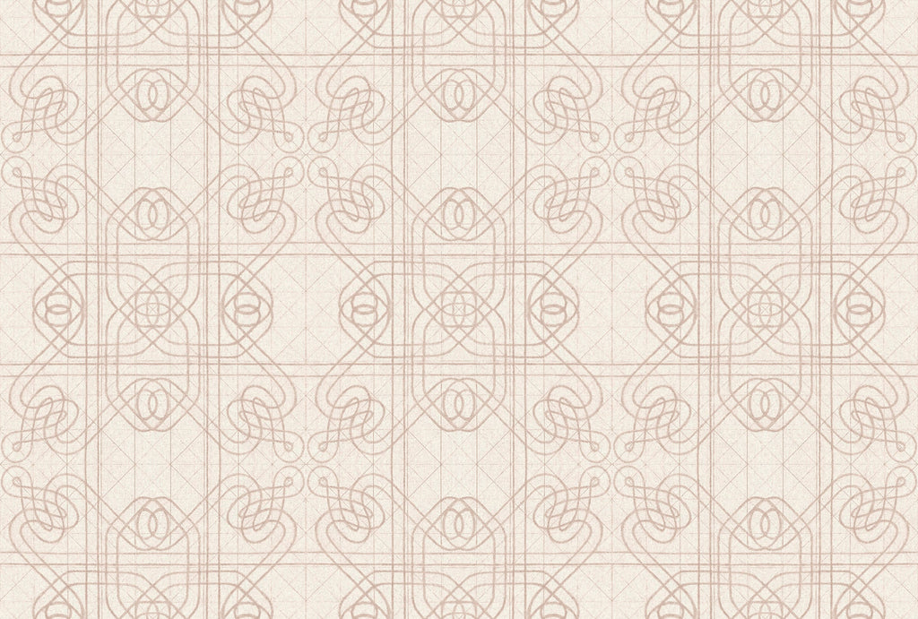 Fototapete im Digitaldruck Fototapete Beige Geometrisch