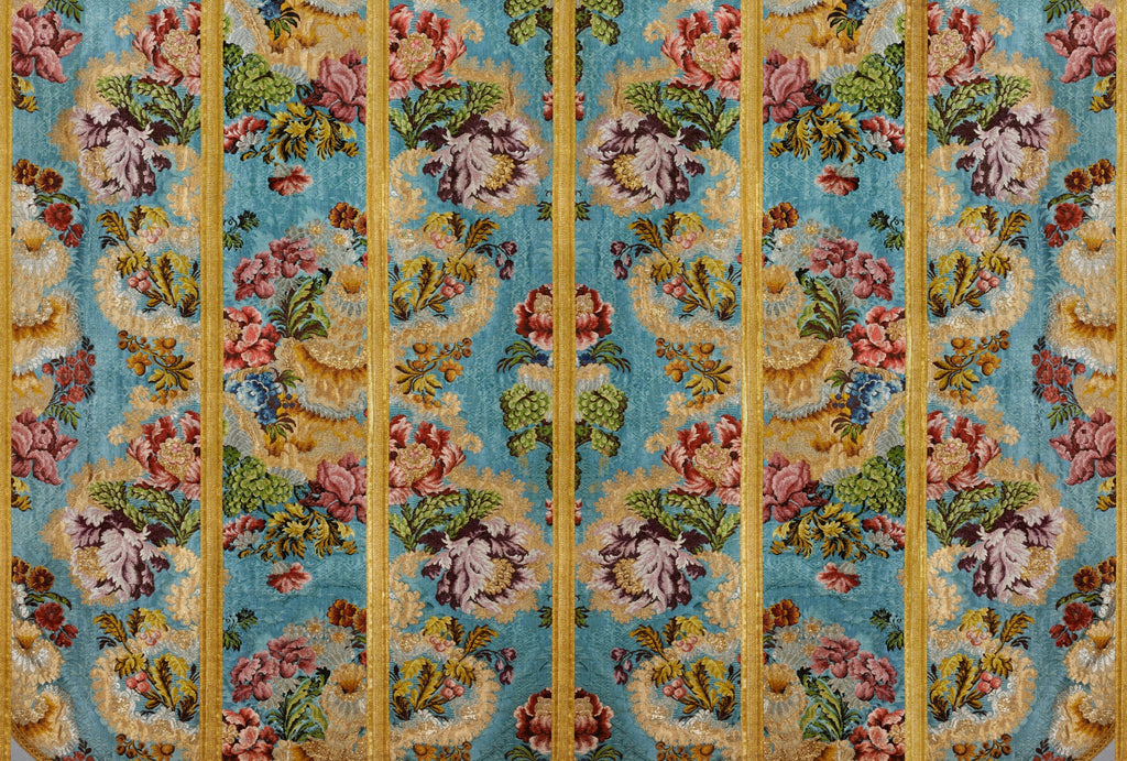 Fototapete im Digitaldruck Fototapete Turkis Floral