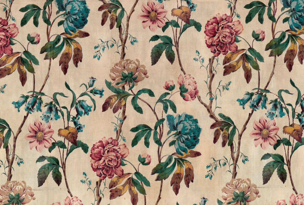 Fototapete im Digitaldruck Fototapete Beige Floral
