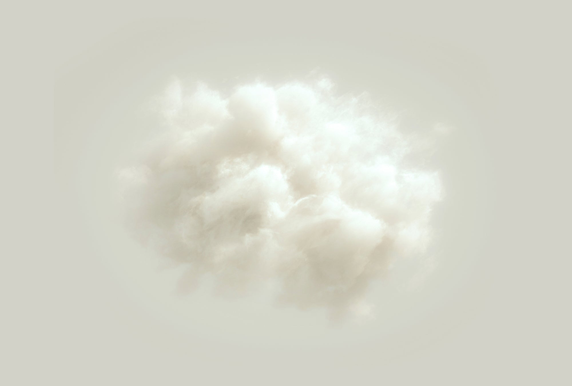 Fototapete im Digitaldruck Fototapete Beige Wolken