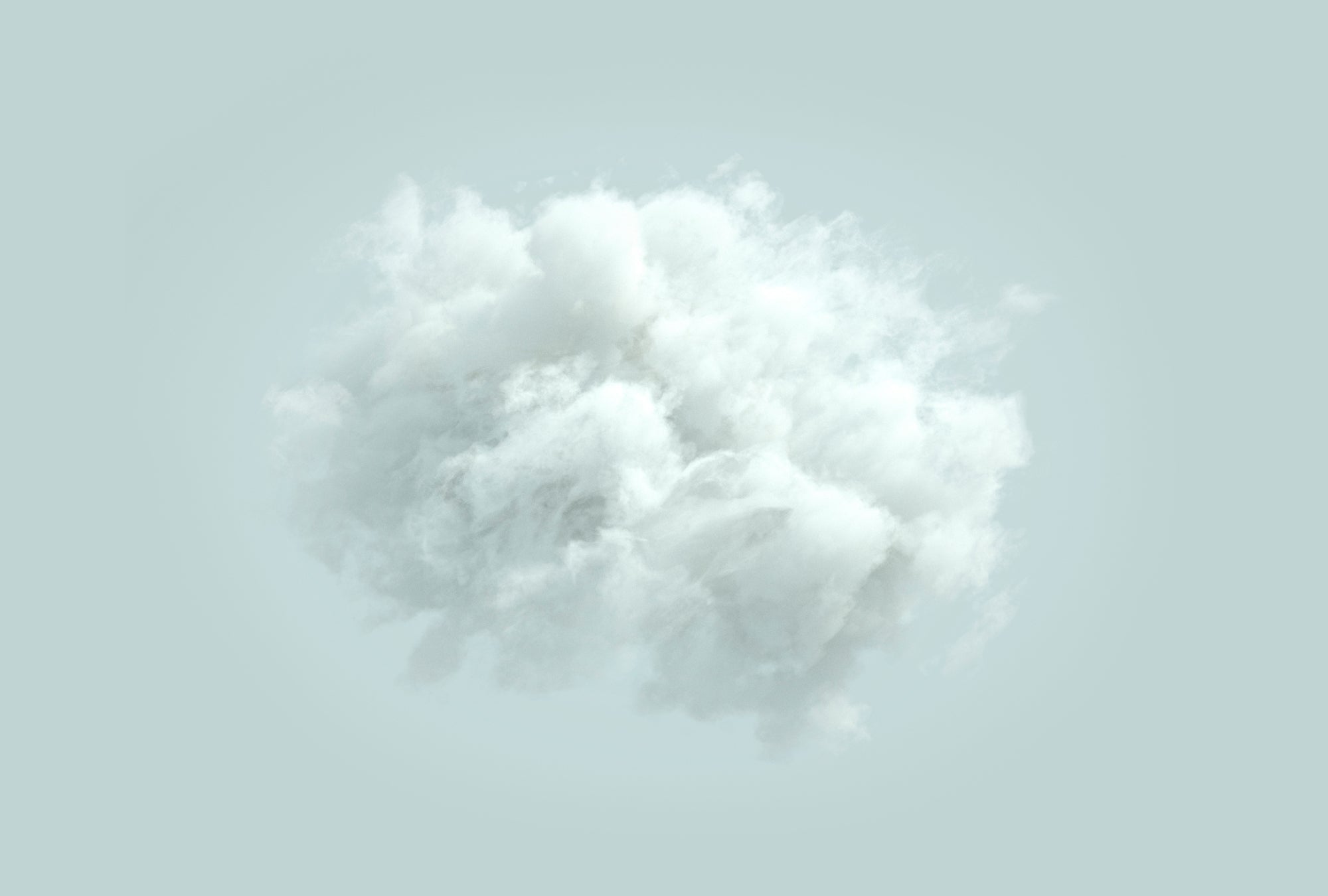 Fototapete im Digitaldruck Fototapete Blau Wolken