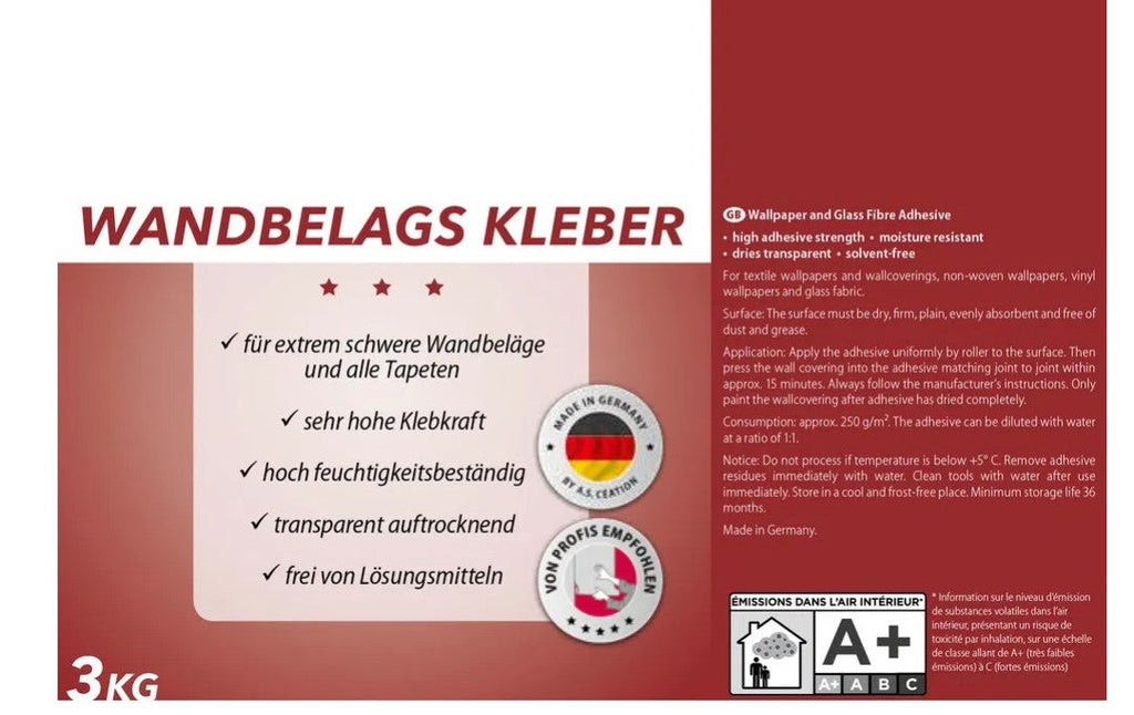 Wandbelagskleber 3 kg.