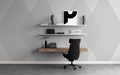 Fotomural Panel XXL 5 - Design mural large diamond pattern grey on premium smooth non-woven