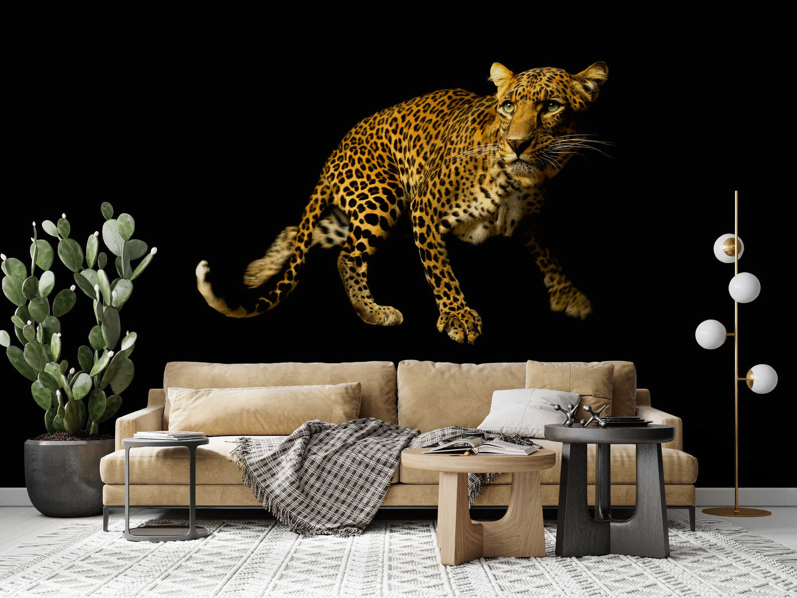 Fotomural Leopard - animal portrait mural - AP Digital 1