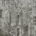 Fotomural Walls by Patel - Downtown 2 - Concrete Structured Wallpaper in New York Look - Beige, Brown