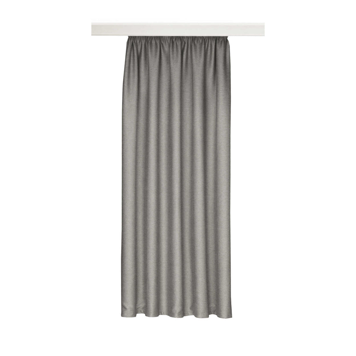Bufanda de lazo opaco Unicolorcolor - gris