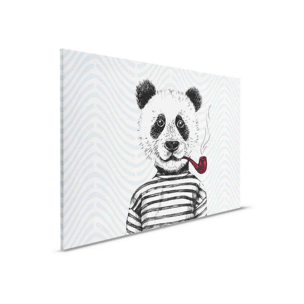 Pintura en lienzo Diseño cómico para habitación infantil Motivo panda