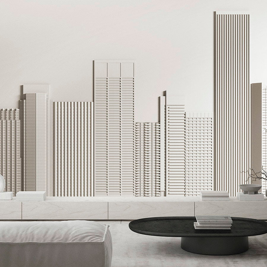 Fotomural Walls by Patel - Photo wallpaper »new skyline« - Architecture with skyscrapers - Smooth, slightly shiny premium non-woven fabric