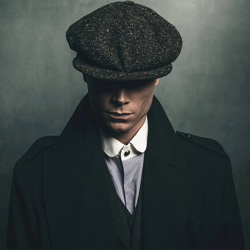 Fotomural Walls by Patel - Roger 1 - Photo wallpaper Gangster Portrait, Retro Style - Blue, Black