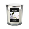 Ambientador Fresh Linen scented candle with pleasant scent of freshly washed laundry - 380g
