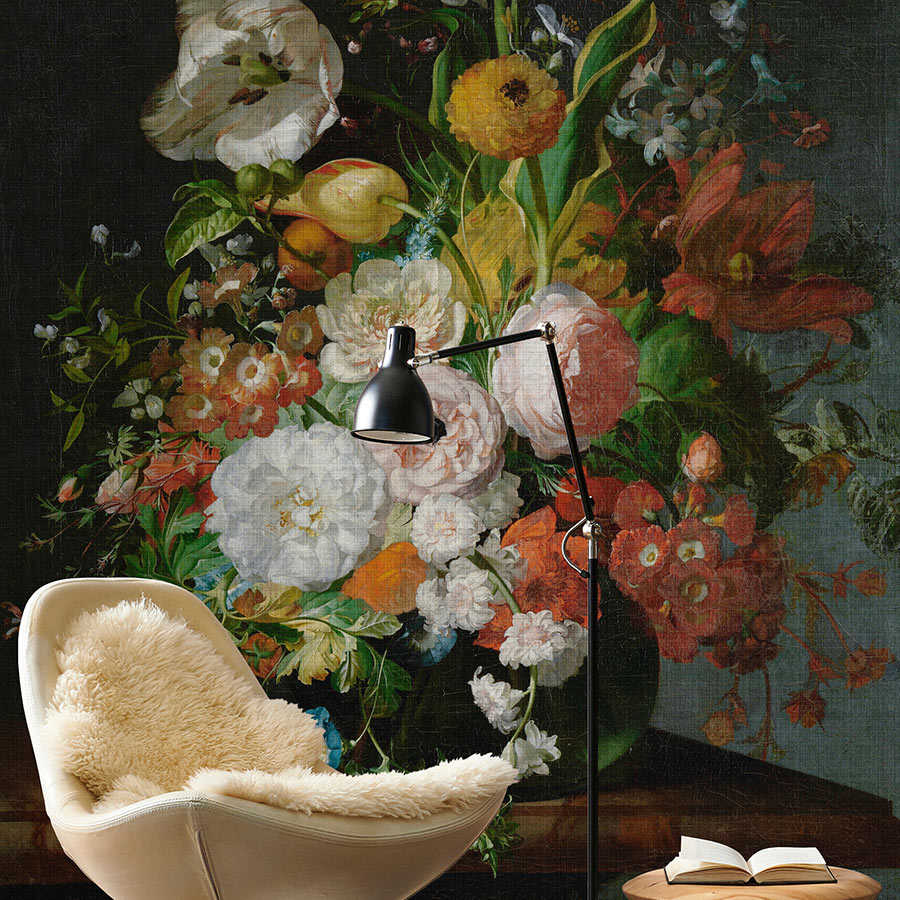 Fotomural Walls by Patel - Artists Studio 2 - mural flowers bouquet painting art style