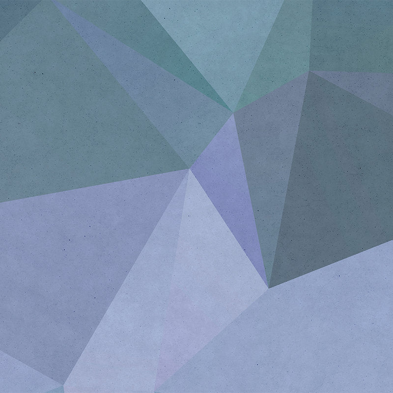 Fotomural Walls by Patel - Photo wallpaper 3D optics geometric - blue, green