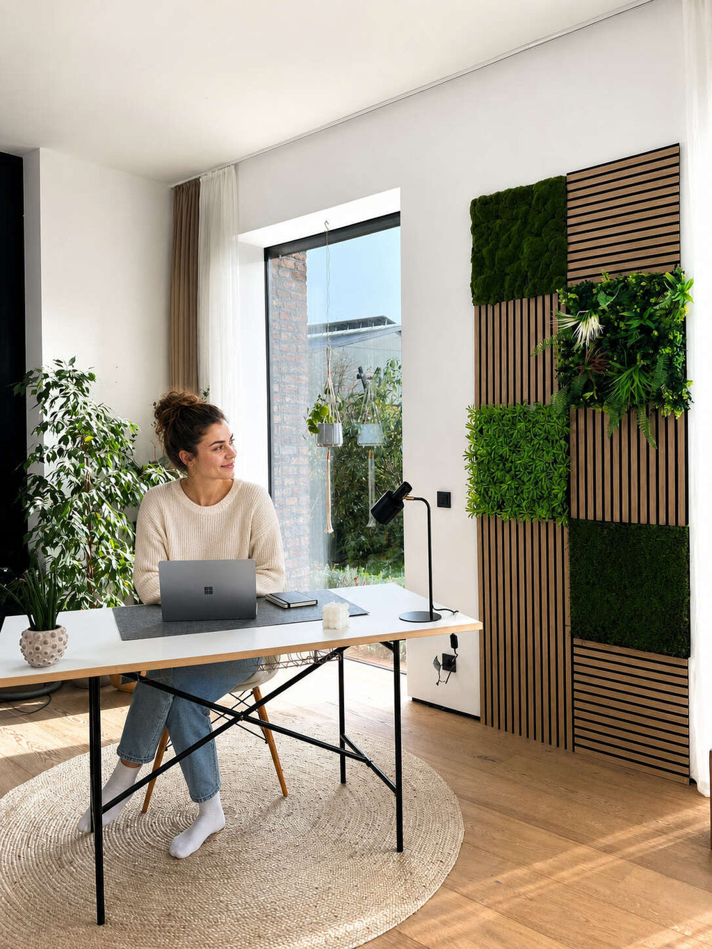 Panel Vegetal Podocarpus Tea Tree - Modular Wall - Foto 11
