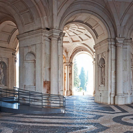 Fotomural Architecture entrance hall with round arches mural - AP Digital 3