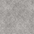 Fotomural Walls by Patel - Tile 2 - Cool 3D Concrete Flowers Digital Print - Grey, Black