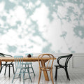 Fotomural Walls by Patel - Light Room 2 - photo wallpaper nature shadow in blue green & white