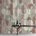 Fotomural Walls by Patel - Ritz 1 - Photo wallpaper retro style, grey & purple with gold details