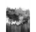 Fotomural Photo wallpaper narrow brush stroke black white - DD Motive 2